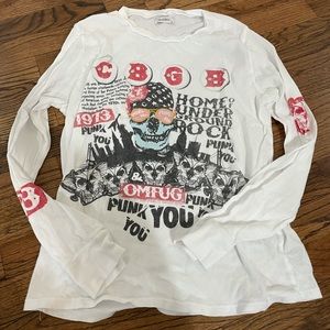 Lauren Moshi Graphic Long Sleeve T-Shirt